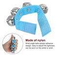 thumbnail image 3 of Unique Bargains 4 Pcs Clochettes de Poignet, Clochettes à Grelots Clochettes de Cheville Instruments de Percussion Rythme Musical pour Fête Noël, Bleu, 3 of 5