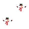 thumbnail image 3 of Wweixi Functional Accessories Christmas Wine Bottle And Glass Holder Versatile snowman 2Set, 3 of 6