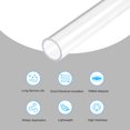 thumbnail image 3 of Unique Bargains 14mm ID x 18mm OD x 305mm Tube Acrylique Rigide Transparent Rond 2 Pack, 3 of 6