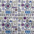 thumbnail image 1 of oneOone Tissu Flex Coton Bleu Matériel de Robe Médical Imprimé Tissu au Mètre 40 Pouces de Large, 1 of 4