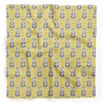 thumbnail image 1 of Bimba Foulard Foulard en Pure Soie Imprimée à Pois Jaunes et Raton Laveur Animal, Bandanas Foulard Tête Cou pour Femmes 40 x 40 Pouces, 1 of 6