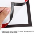 thumbnail image 3 of Unique Bargains A4 Magnetic Sign Holder, 4 Pack Magnetic Display Frame Self-Adhesive Picture Frame for Refrigerator, Red, 3 of 7