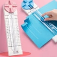 thumbnail image 1 of pstuiky 4-In-1 Paper Cutter & Trimmer Straight, Dashed, Curve & Creasing Lines Portable & Sturdy Abs Plastic Cuts Up to 12 Sheets A4 Paper 9.1 Inch Cutting Length, 1 of 3