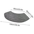 thumbnail image 5 of Non-Slip Bath Rug 40x16 Inches Polyester Foam Water Absorbent Washable Low Profile Bathroom Carpet Soft Shower Mat, 5 of 5