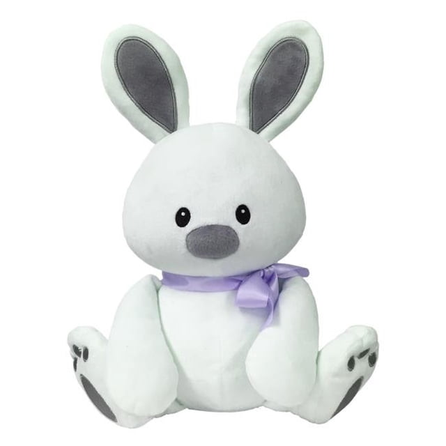 Sweet Dreams Furry Friends Cloud Bunny with Lavender Ribbon