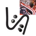 thumbnail image 1 of Flexible Radiator Hose, 48inch Radiator Flexible Coolant Water Hose Kit Universal Heat Resistant Stainless Steel Heat Dissipation Hose Set with 4 Caps, 1 of 7