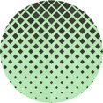 thumbnail image 1 of Ahgly Company Machine Washable Indoor Round Transitional Hazel Green Area Rugs, 4' Round, 1 of 7