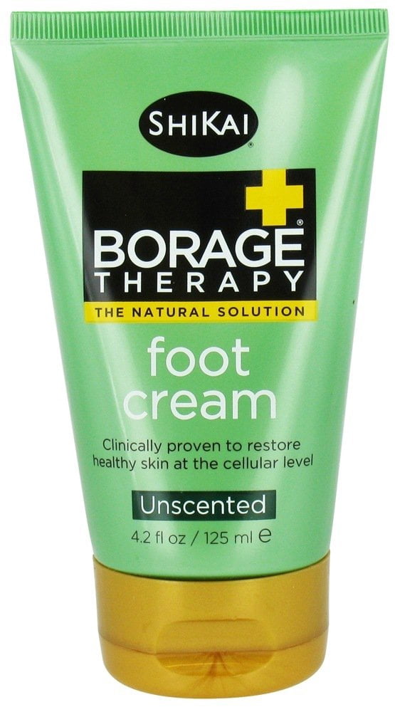 Shikai - Borage Therapy Foot Cream Unscented - 4.2 oz.