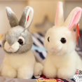 thumbnail image 3 of 20cm Cute Rabbit Plush Doll Simulation Bunny Toy Children Birthday Gift Decor, 3 of 10