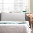 thumbnail image 2 of PiccoCasa Washed Microfiber Body Pillowcases Soft Envelope Light Gray 20" x 48", 2 of 7
