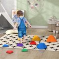 thumbnail image 2 of Qaba 9PCs Stepping Stones Kids, Non-Slip Stackable Balance Stepping Stone, 2 of 10