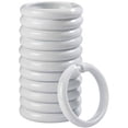 thumbnail image 1 of Crochets 12 Ensemble de Crochets et Anneaux pour Rideau de Douche de Type O – Crochets de Rideau Transparents Durables pour l'Amélioration de la Maison, 1 of 2