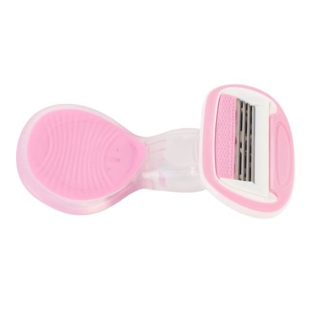 Outil de Rasage Manuel pour Femmes, Grand Bande de Lubrification Tondeuse Manuelle pour Poils Corporels Portable avec Boîte de Rangement pour Bras Jambe