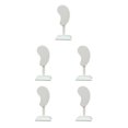 thumbnail image 2 of kurtrusly Earring Display Stand Muti-purpose Ear-Shape Organizer Bedroom Decor Holder beige PU 5Set, 2 of 6