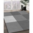 thumbnail image 3 of Ahgly Company Tapis d'Intérieur Lavable en Machine Carré Gris Carbone, 4 Pieds Carré, 3 of 7