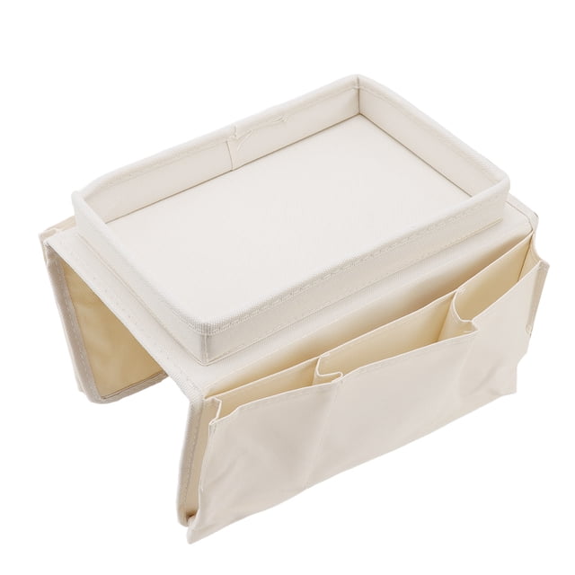 Sofa Tray, Couch Arm Table Washable Side Pockets For Home Black,Coffee,Grey,Beige