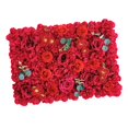 thumbnail image 2 of GROWTH TANK Artificial Panel Background Floral Panel Rose Flower Panel Backdrop for Wedding Red, 2 of 9