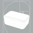 thumbnail image 3 of ZZHZGZ Canada Clearance Sale Bathroom Storage Case Box Baby Wipes Dispenser Wipe Holder with Lids Case For Refillable Wipe Container with Sealing Design Grey, 3 of 6
