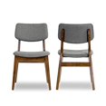 thumbnail image 2 of Ashcroft Mid Century Modern Abel Dining Chair, Gray (Set of 2), 2 of 5