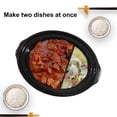 thumbnail image 3 of Generic 6QT 2-Compartment Silicone Slow Cooker Divider Liner, 3 of 8