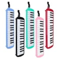 thumbnail image 3 of VONKY Melodic Professional Musical Keyboard Music Instrument Portable Piano Harmonica with Carrying Bag Playing Keyboards Red, 3 of 6