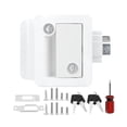 thumbnail image 4 of veasfak RV Door Lock Replacement Entry Door Lock Latch for Caravans Cargo Hauler White, 4 of 9