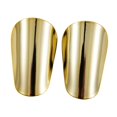 thumbnail image 2 of Siruishop 2 Pieces Mini Soccer Shin Guards Compact Lightweight Outdoor Sports Training Gold XS 8cmx5cm, 2 of 8