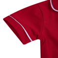 thumbnail image 4 of Ensembles de Pyjama pour Enfants Couleur Unie Manches Courtes Bouton Haut Short, 4 of 6