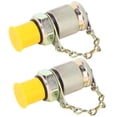 thumbnail image 3 of 2Pcs Hydraulic Test Adapter  Sealing Performance Carbon Steel Plastic Nitrile Butadiene Rubber Hydraulic Coupling Pressure System For Lubrication M10 X 1-M12 X 1.25,M14 X 1.5-M16 X, 3 of 8