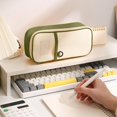 thumbnail image 4 of Kyusrd Summer Savings Deals 2025!Singles Layer Hanging Rope Large Capacity Canvas Pencil Case Stationery Bag Multifunctional Pencil Case, 4 of 6