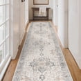 thumbnail image 1 of KUETH 2.5X6 Runner Rug Machine Washable Kitchen Runner Rug for Floor and Hallway Non Slip Throw Area Rug with Rubber Backing for Living Room Entryway Bedroom and Dining Room, 1 of 8