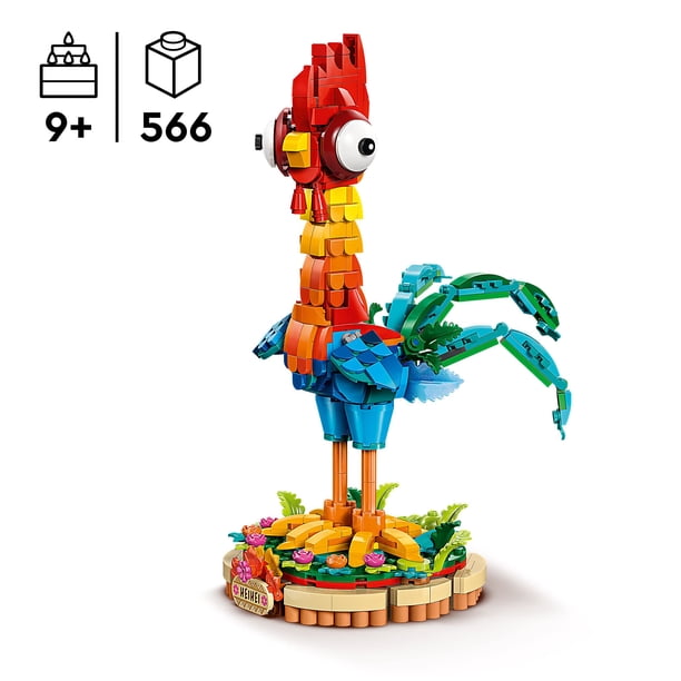 LEGO Disney Moana 2 Heihei - Building Toy for Kids, Girls & Boys
