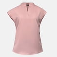thumbnail image 5 of Ensemble de Sarraus pour Femmes, Haut de Sarrau Extensible à Col Montant et Pantalon Jogger à Cordon avec Multiples Poches, Anti-Froissement, Uniforme de Travail Infirmier, Col Montant, Uniforme Médical Confortable, Rose, 5 of 5