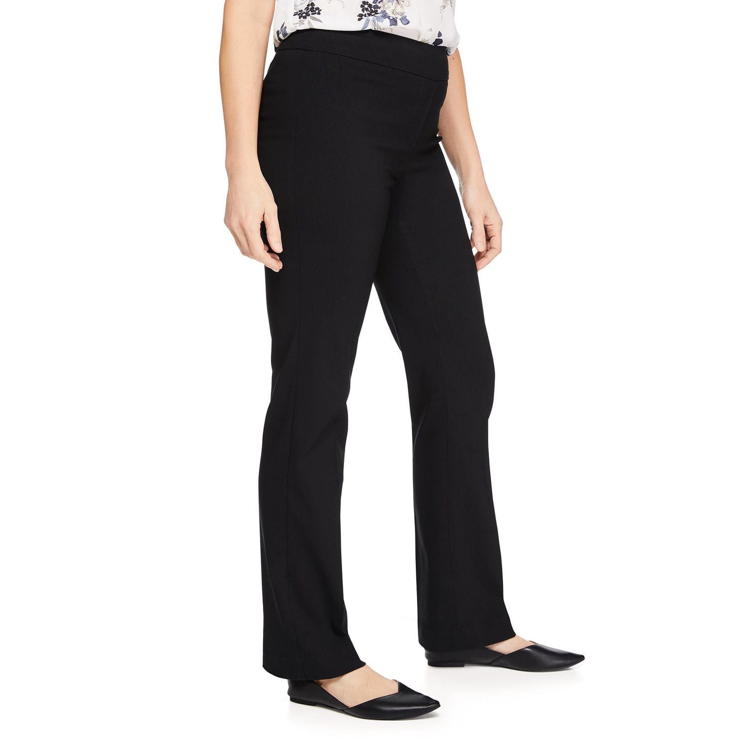 Pantalon enfilable à jambe semi-évasée Iyla Petite pour femmes