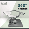 thumbnail image 5 of RISE Swivel Adjustable Laptop Desk Stand 2.0- White, 5 of 5