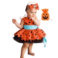thumbnail image 1 of Kcodviy Garçon des Cavernes pour Tout-Petits avec Tenue de l\'Action de Grâce 2T Fille Sac de Bonbons Filles Robe Rétro d'Halloween pour Tout-Petits Os de Chien Fille des Cavernes Historique Robes de Demoiselles d'Honneur Robe en Maille Tenue de Cosplay de Princesse, 1 of 9