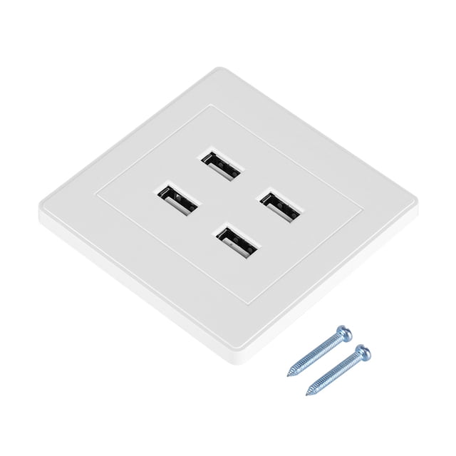 Goick Usb Wall Mounted Socket-Usb Port DC 5V Home Office Wall-Mounted Power Socket Charger Socket (110~250V)