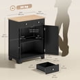 thumbnail image 3 of HOMCOM Armoire de Rangement de Cuisine, Buffet au Sol avec 2 Tiroirs, 3 of 10