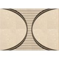 thumbnail image 1 of Ahgly Company Machine Washable Indoor Rectangle Transitional Moccasin Beige Area Rugs, 6' x 9', 1 of 7