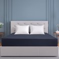 thumbnail image 1 of PiccoCasa Soft 190GSM Queen Fitted Sheets 16 Inch Deep Pocket Navy Blue, 1 of 7