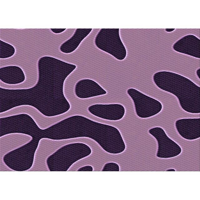 Ahgly Tapis Rectangulaire Lavable en Machine Intérieur Transitionnel Orchidée Violet, 8 Pieds x 10 Pieds