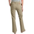 thumbnail image 2 of Dickies Womens Slim Fit Bootcut Stretch Twill Pants, 6 Short, Desert Sand, 2 of 2