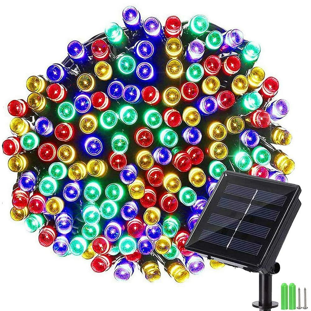 Solar Fairy Lights Outdoor Solar Fairy Light 20m Fairy Lights with 200LED 8 Modes Waterproof String Lights for Garden Patio Balcony Decoration