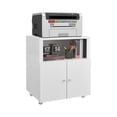 thumbnail image 4 of AKDSteel Versatile Metal Printer Stand & File Cabinet, Mobile Storage Cupboard With Adjustable Shelf For Home Office, Garage, And Small Spaces, 4 of 9