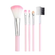 TopLLC 5 Pcs Makeup Brush Set Black Eye Shadow Brush Lip Brush Blush Brush Eyelash Brush makeup brush