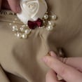 thumbnail image 3 of relayinert Broche Moderne Minimaliste Unique et à la Mode Pièce de Déclaration Épingles de Luxe pour Mariages Or 1Set, 3 of 6