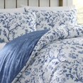 thumbnail image 2 of Laura Ashley Home Elise Duvet Cover Set, King, Medium Blue, 2 of 5