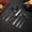 Black-As shows, variant on Stainless Steel Cutlery Set, Elegant 6-Piece Knife, Fork & Spoon Set, Silver/Rose/Black/Multicolor, Durable Dining Utensils for Home Kitchen & Dining, Complete Cutlery for Special Occasions