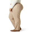 thumbnail image 3 of CHOK Women‘s Plus Wrinkle Free Relaxed Fit Straight Leg Pant, 3 of 5