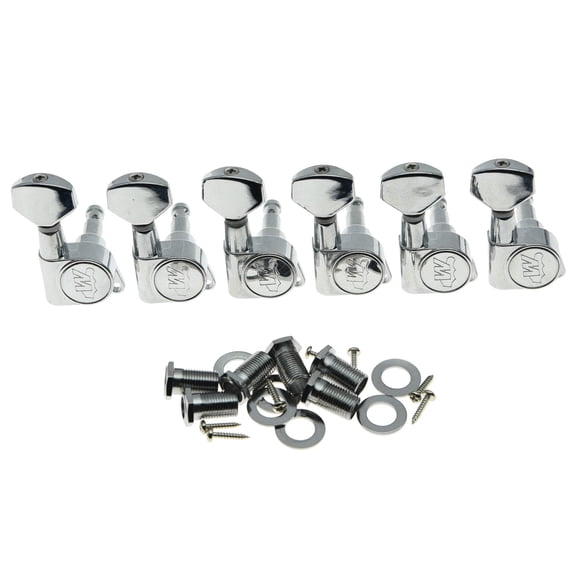 Wilkinson Chrome E-Z LOK Post Guitar Tuners Tuning Keys Pegs Machine Heads for Strat Tele